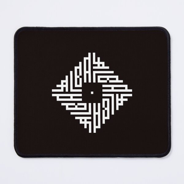 Item preview, ALBA | White | Modern Geometric Kufi Calligraphy | From Name to Art designed and sold by FOR YOUR NAME.