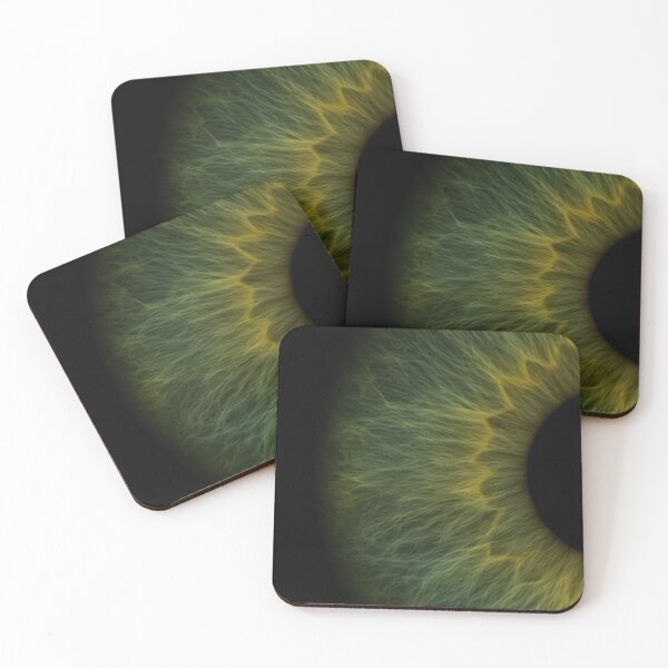 Item preview, Macro Human Eye Iris Green Hazel Gold Mystic Surreal Artwork designed and sold by LYAN-STORE.