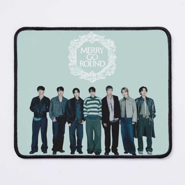 Item preview, BTS Merry Go Round Retro Frame Kpop Group Aesthetic designed and sold by moamaxshop.
