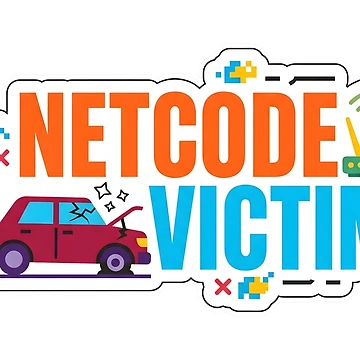 Vorschaubild zum Design Netcode-Opfer – Sim-Racing-Humor von GarageGraphics