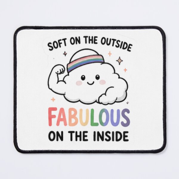 Item preview, Too Fabulous to Blend In Cute Pride Sticker designed and sold by Pixanova.