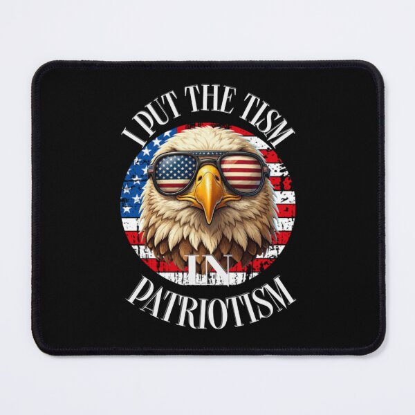 Item preview, I Put The Tism in Patriotism Athletic Eagle designed and sold by TheEndDesign.