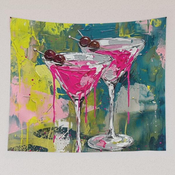 Item preview, Martini Cocktail Impasto Style designed and sold by Artdavesalzburg.