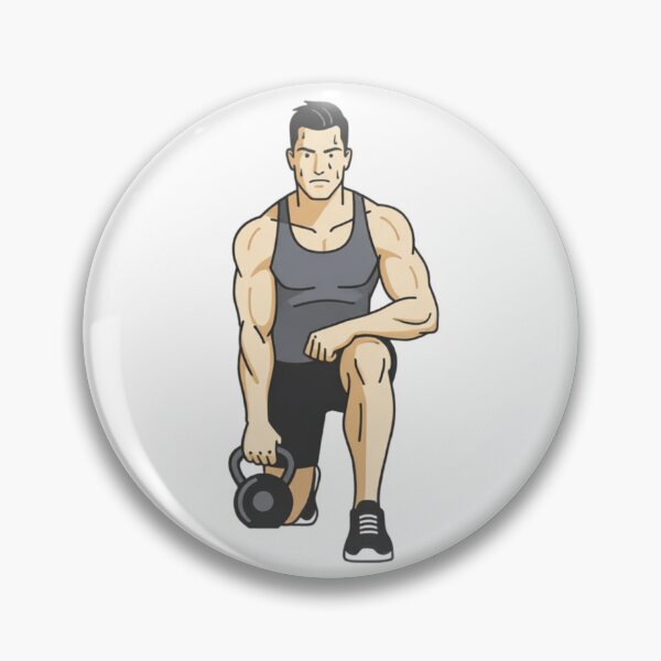 Item preview, Kettlebell lunge  designed and sold by MaciejErdon.