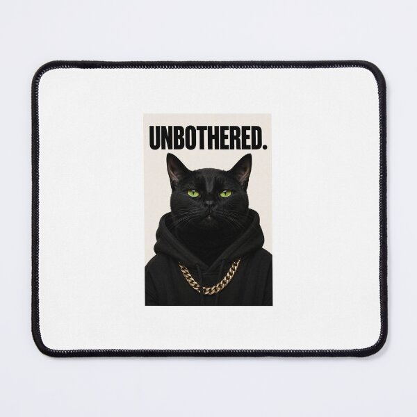 Item preview, Unbothered Black Cat Streetwear Design designed and sold by Sneh024.