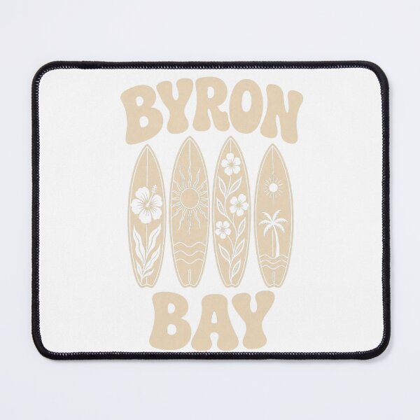 Item preview, Byron Bay Surfboard Floral Retro Design designed and sold by SLGA-Designs.