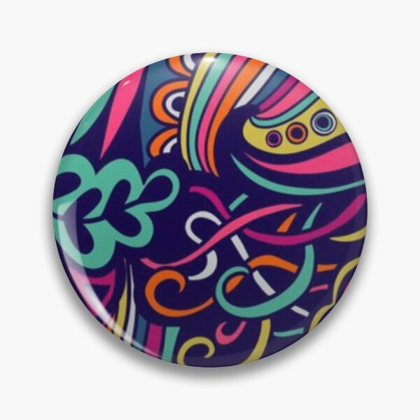 Item preview, Vibrant Colorful Doodle Pattern Psychedelic Abstract Funky Art designed and sold by LYAN-STORE.