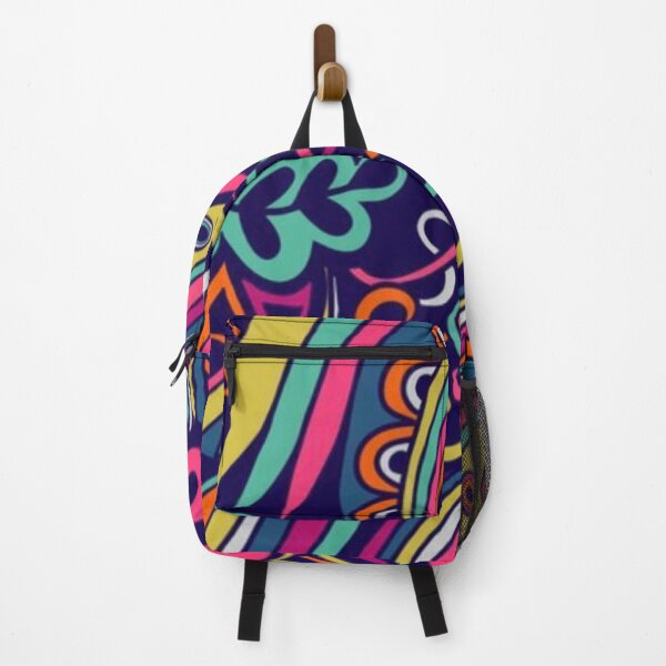 Item preview, Vibrant Colorful Doodle Pattern Psychedelic Abstract Funky Art designed and sold by LYAN-STORE.