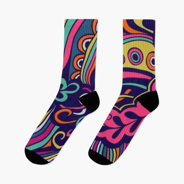 Item preview, Vibrant Colorful Doodle Pattern Psychedelic Abstract Funky Art designed and sold by LYAN-STORE.
