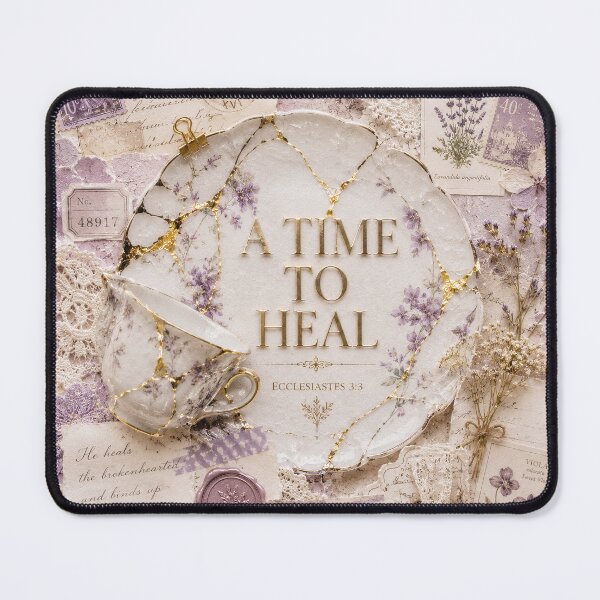 Item preview, Chapter 3 3 Faith Art Kintsugi Teacup Lace Scrapbook Stamps Collage Gold designed and sold by mizuNgrace.