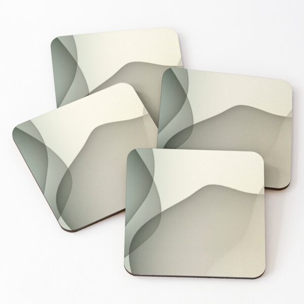 Item preview, Sage Green Cream Abstract Fluid Shapes Organic Minimalist Pattern designed and sold by LYAN-STORE.