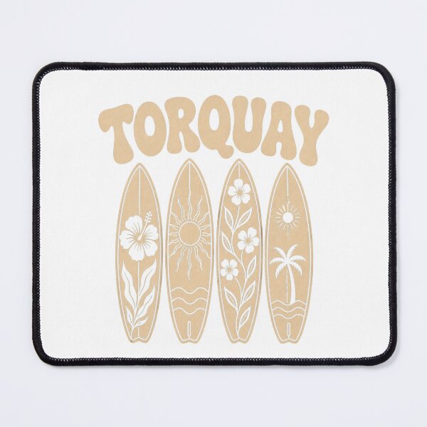 Item preview, Torquay Surfboard Floral Retro Design designed and sold by SLGA-Designs.