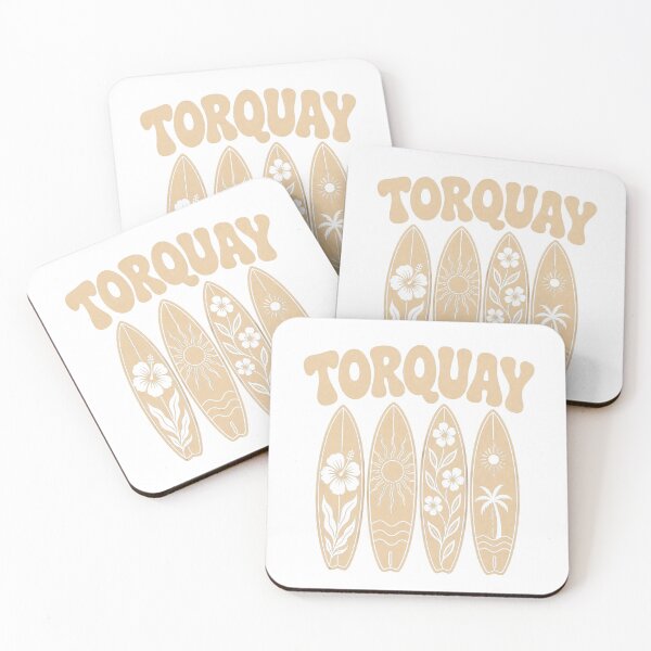 Item preview, Torquay Surfboard Floral Retro Design designed and sold by SLGA-Designs.