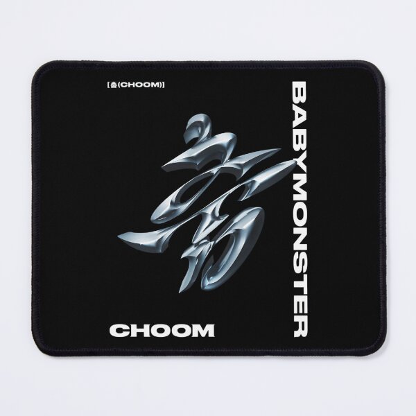 Item preview, BABYMONSTER Studio Choom Metallic Chrome Logo Art designed and sold by moamaxshop.