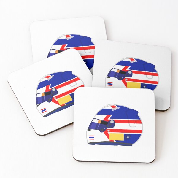 Item preview, Alex Albon 2026 Barcelona Helmet  designed and sold by OriDraws.