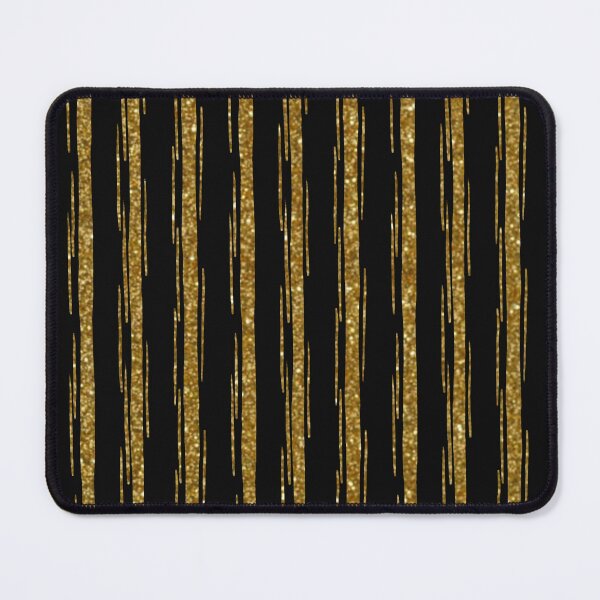 Item preview, Gold Glitter Vertical Stripes, Hand Drawn Luxury Pattern designed and sold by SweetLilith.