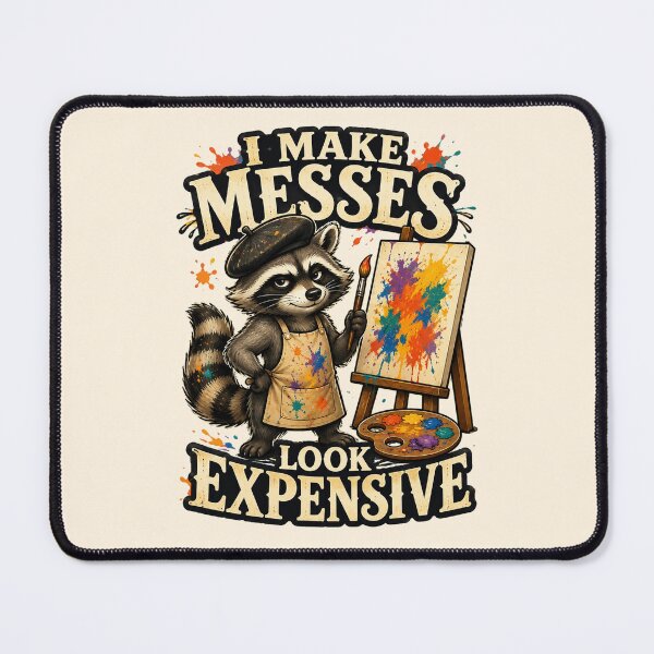 Item preview, Funny Raccoon Artist Gift designed and sold by Gentlestate.