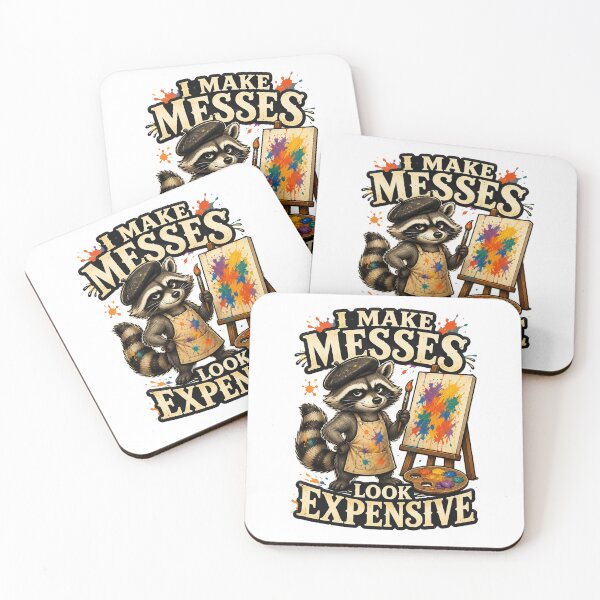 Item preview, Funny Raccoon Artist Gift designed and sold by Gentlestate.