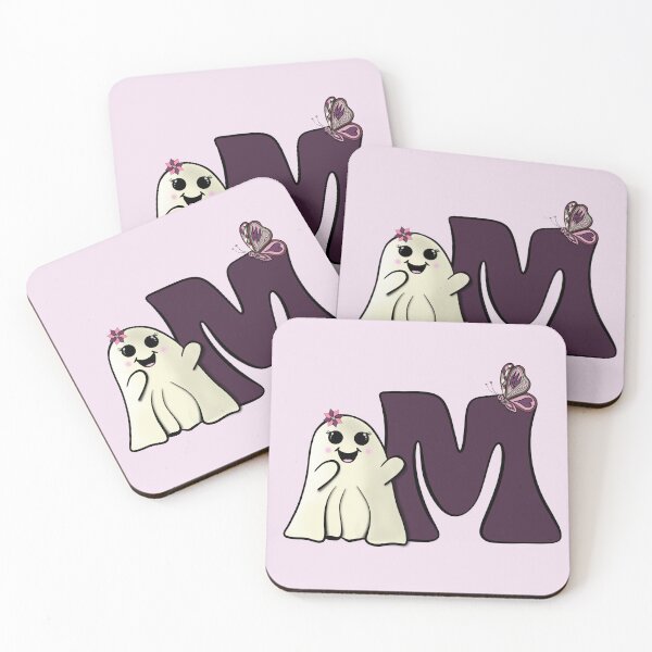 Item preview, Ghost and the Letter M Retro Alphabet  designed and sold by The Groove Garden.