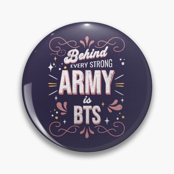 Item preview, Behind every strong army is BTS white designed and sold by Morcawork.