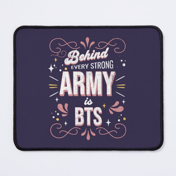 Item preview, Behind every strong army is BTS white designed and sold by Morcawork.