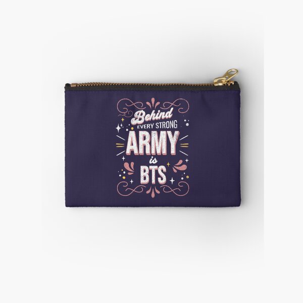 Item preview, Behind every strong army is BTS white designed and sold by Morcawork.