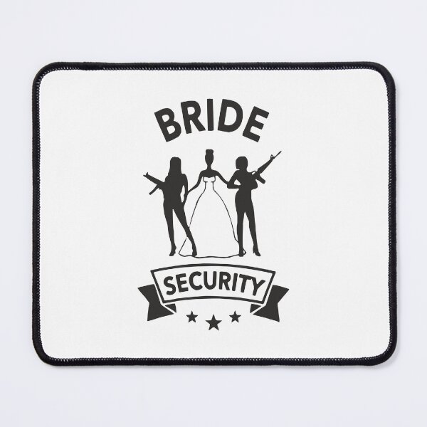 Item preview, Bride Security – Funny Wedding Protection Silhouette Design designed and sold by RaresS.