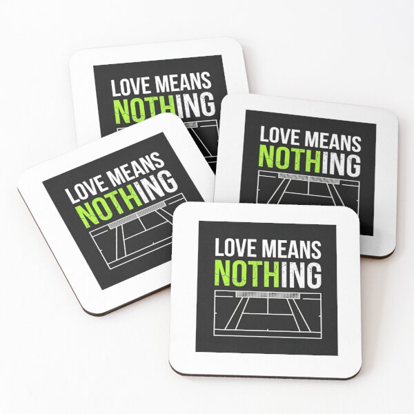 Item preview, Love Means Nothing Tennis Funny Humor Design designed and sold by RunningWhiskers.