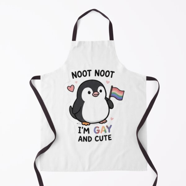 Item preview, Penguinly Proud Cute Gay Penguin Pride designed and sold by Pixanova.