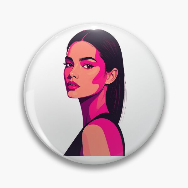 Item preview, In My Baddie Era | Bold Modern Portrait Art designed and sold by DesignsByTaara.