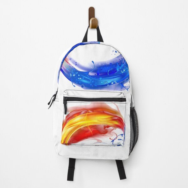 Item preview, Fire and Water Elements – Swirling Yin-Yang Abstract Art designed and sold by RaresS.