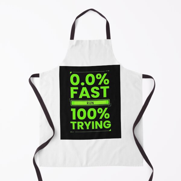 Item preview, Zero Percent Fast 100 Percent Trying - Running designed and sold by RunningWhiskers.