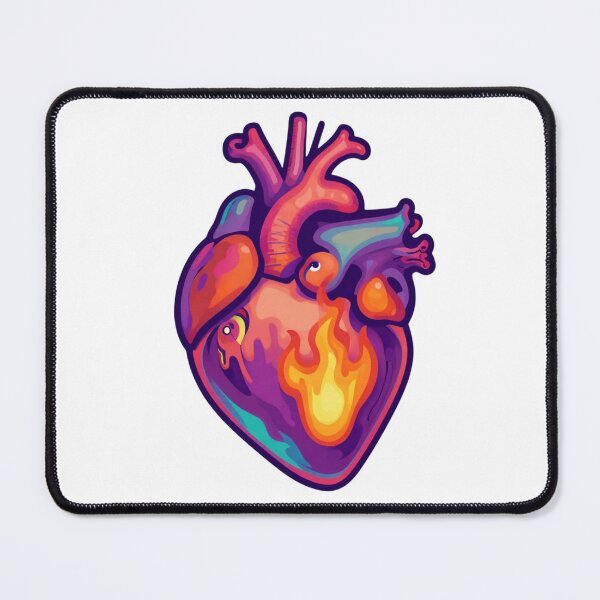 Item preview, Psychedelic Melting Heart 90s Grunge Aesthetic designed and sold by ceyhunfd.