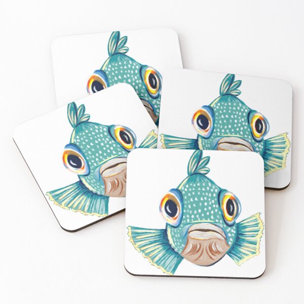 Item preview, Ocean Life Coastal Pattern Collection | Seahorses, Stingrays, Tropical Fish & Shrimp | Nautical Marine Surface Pattern Designs designed and sold by VirtuallyCreativ .