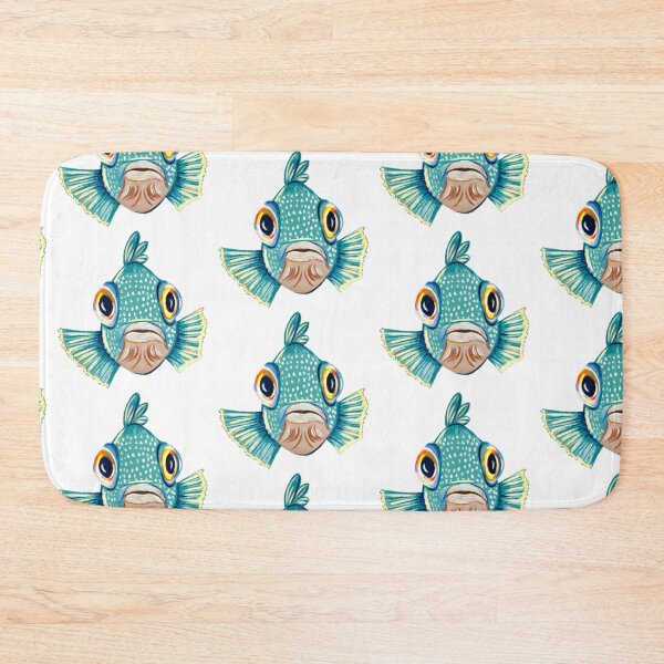 Item preview, Ocean Life Coastal Pattern Collection | Seahorses, Stingrays, Tropical Fish & Shrimp | Nautical Marine Surface Pattern Designs designed and sold by VirtuallyCreativ .