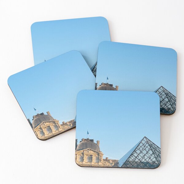 Item preview, Louvre museum in afternoon sun in the winter designed and sold by ninjapineapple.