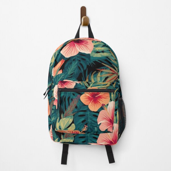 Item preview, Tropical Paradise: Hibiscus & Lush Jungle Leaves designed and sold by MoodLay.