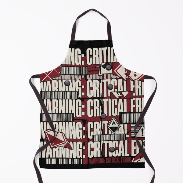 Item preview, Critical Error Brutalist Typography - Chaotic Warning Sign Art  designed and sold by krish-prints.