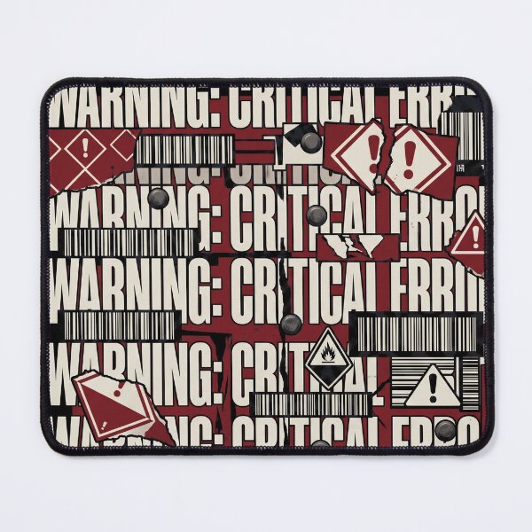 Item preview, Critical Error Brutalist Typography - Chaotic Warning Sign Art designed and sold by krish-prints.