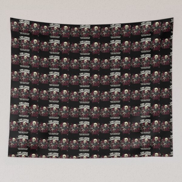 Item preview, Live Laugh Lobotomize Cartoon Skeleton - This Is Fine designed and sold by M4SHORT.