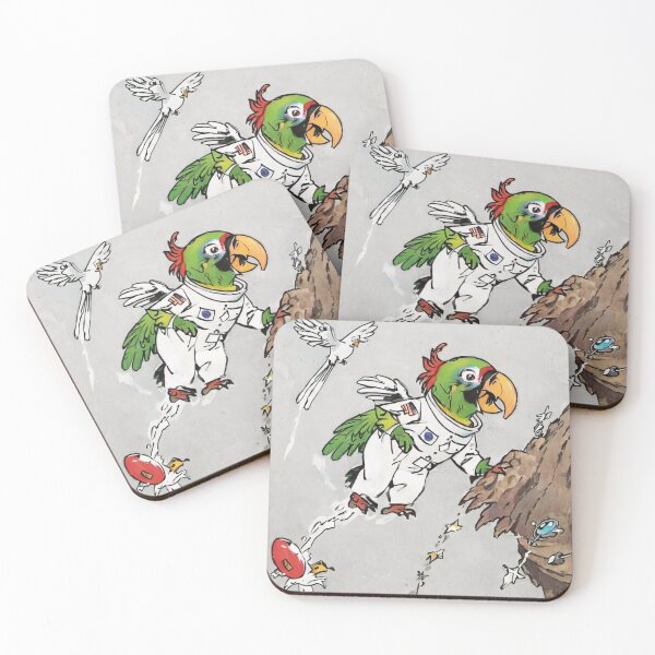 Item preview, Astronaut parrot designed and sold by ZeusGallery.