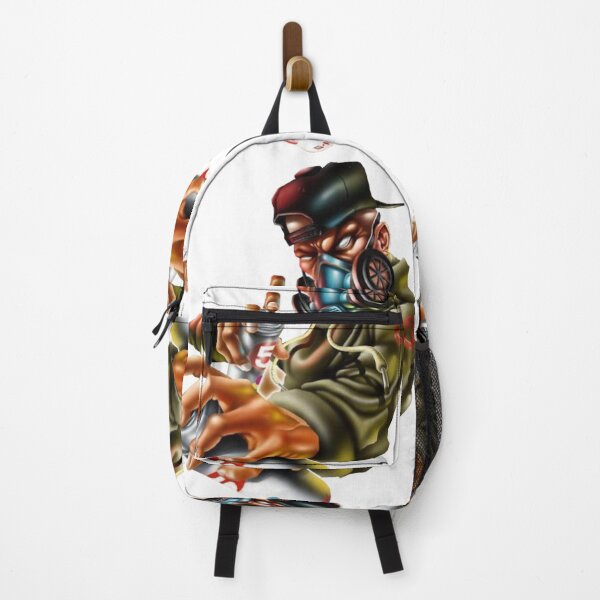 Item preview, Graffiti Artist with Gas Mask – Urban Street Art Spray Paint Design designed and sold by RaresS.