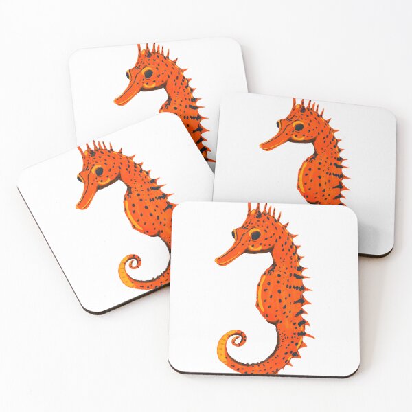 Item preview, Ocean Life Coastal Pattern Collection | Seahorses, Stingrays, Tropical Fish & Shrimp | Nautical Marine Surface Pattern Designs designed and sold by VirtuallyCreativ .