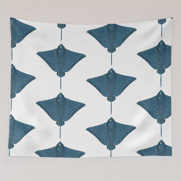 Item preview, Ocean Life Coastal Pattern Collection | Seahorses, Stingrays, Tropical Fish & Shrimp | Nautical Marine Surface Pattern Designs designed and sold by VirtuallyCreativ .
