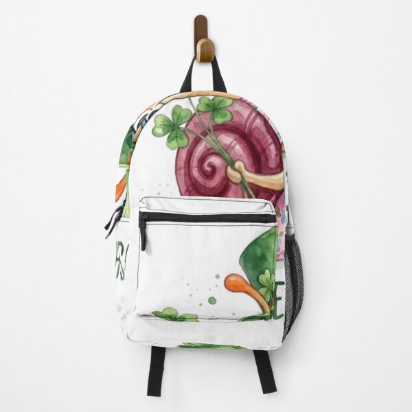 Item preview, Watercolor Irish Snail with Broccoli designed and sold by PrintableBeats.