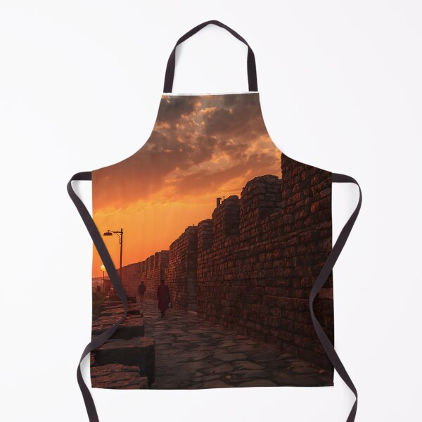 Item preview, Ancient Stone Wall at Sunset designed and sold by SavannaCanvas.