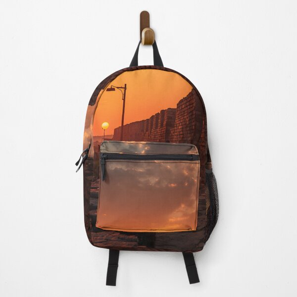 Item preview, Ancient Stone Wall at Sunset designed and sold by SavannaCanvas.