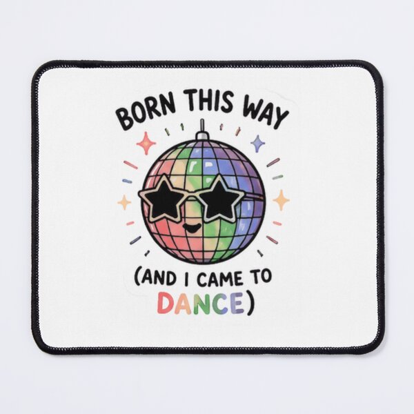 Item preview, Born to Dance Cute Rainbow Disco Pride designed and sold by Pixanova.