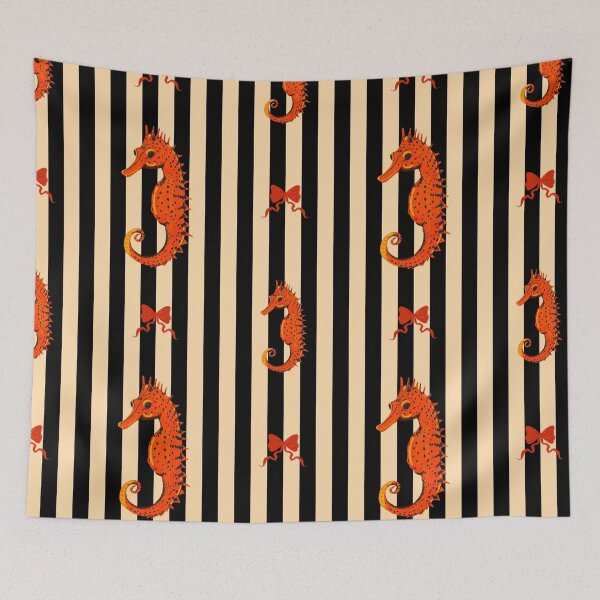 Item preview, Ocean Life Coastal Pattern Collection | Seahorses, Stingrays, Tropical Fish & Shrimp | Nautical Marine Surface Pattern Designs designed and sold by VirtuallyCreativ .