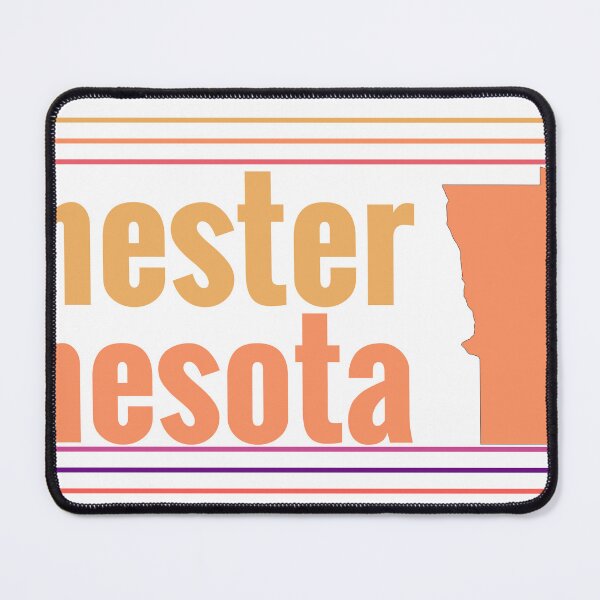 Item preview, Rochester Minnesota City Marked On State Map designed and sold by TheIconSmith.